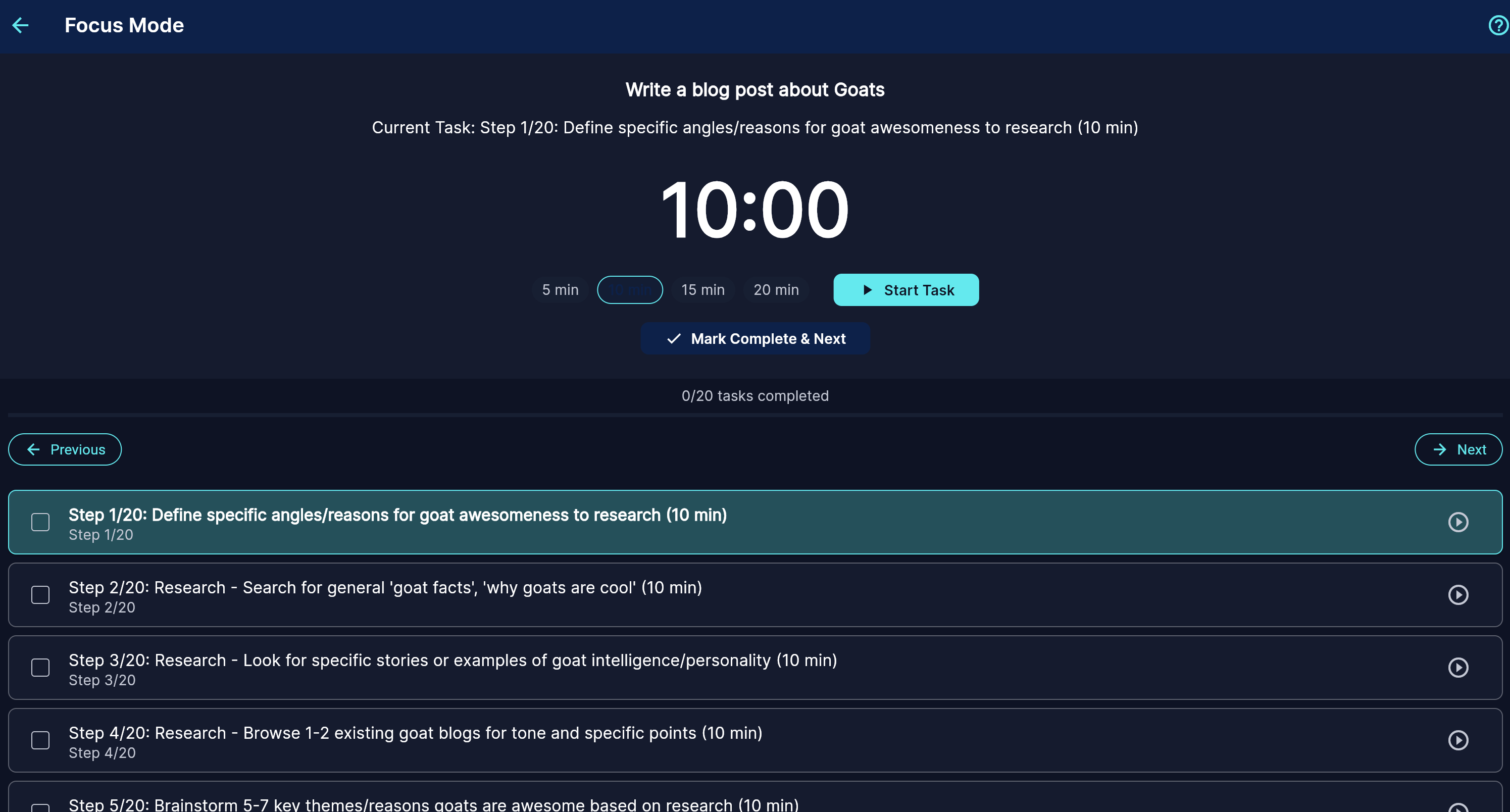 Advanced features and workflow customization